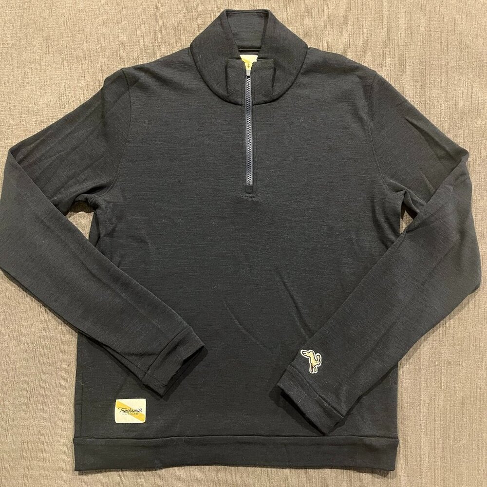 EUC Tracksmith Downeaster Quarter Zip - Size Small